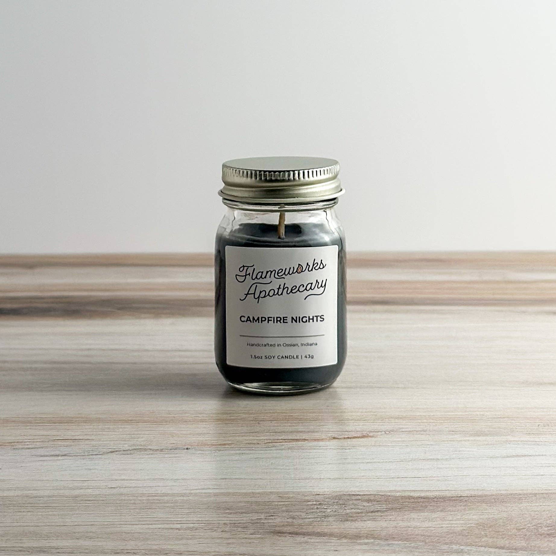 Campfire Nights 1.5 oz Mini Mason Jar Candle