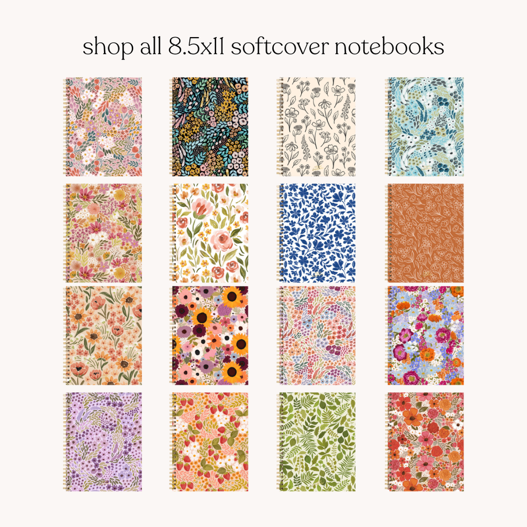 Terracotta Softcover Spiral Notebook | Fall & Halloween