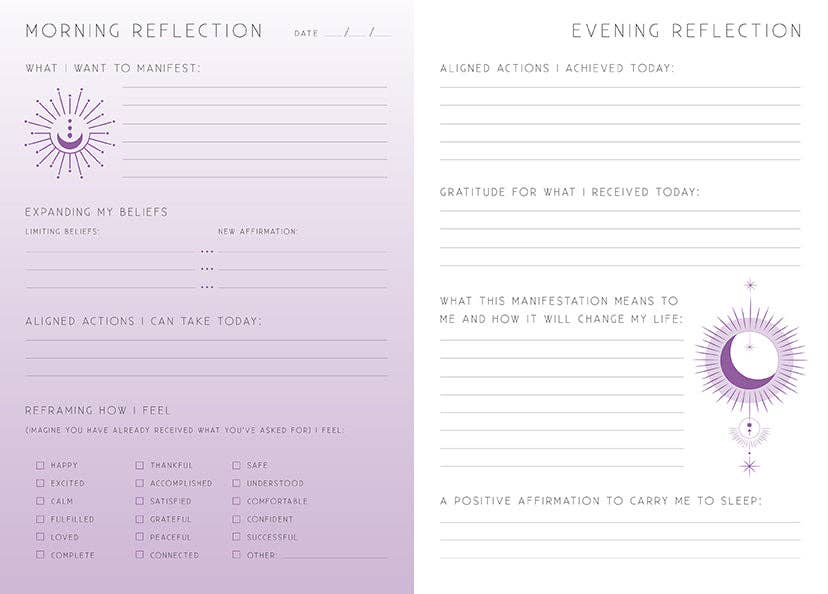 Manifesting: A Day and Night Reflection Journal
