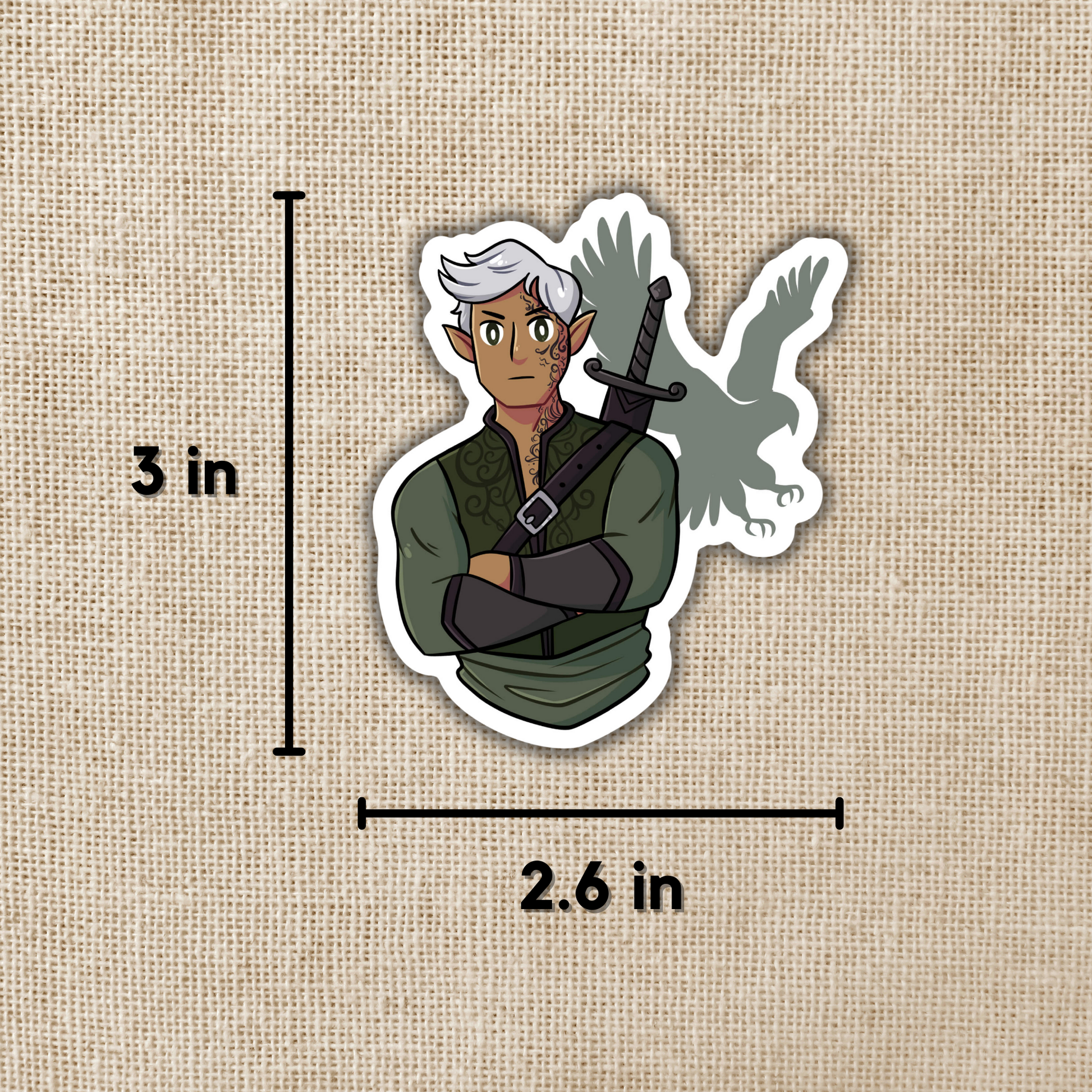Rowan Whitethorn Sticker | Throne of Glass