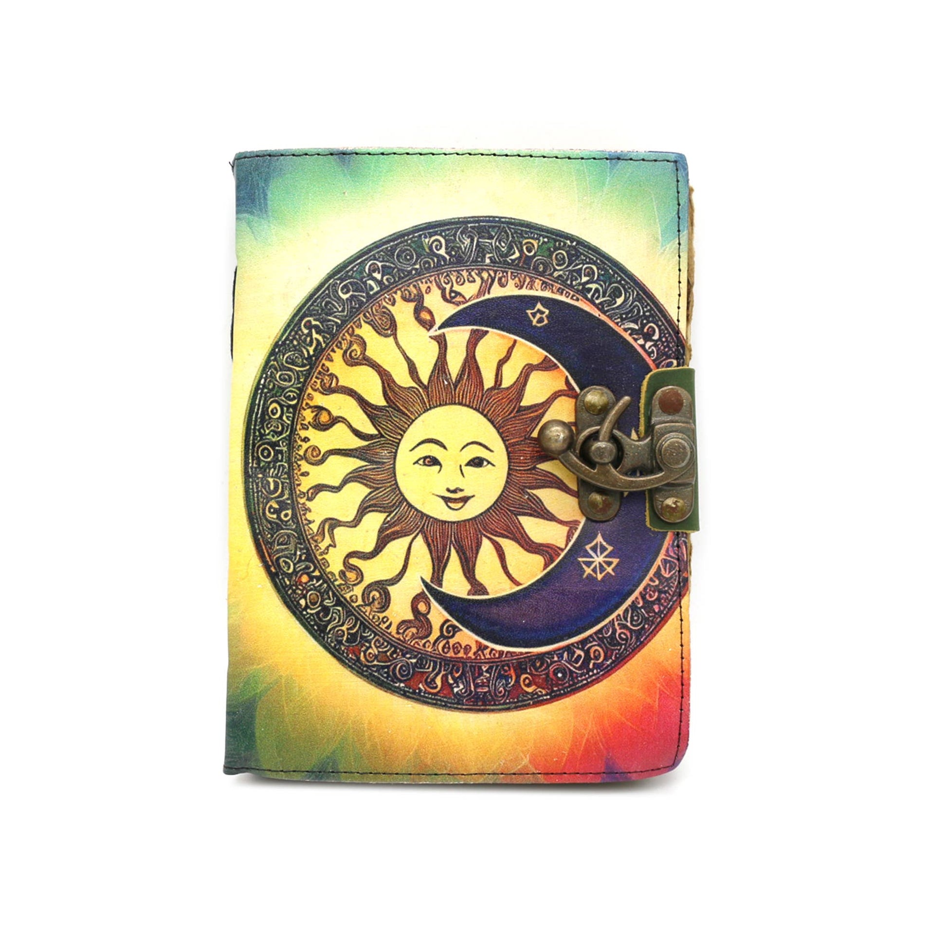 Cosmic Synergy Blank Leather Journal (5 x 7 in.)