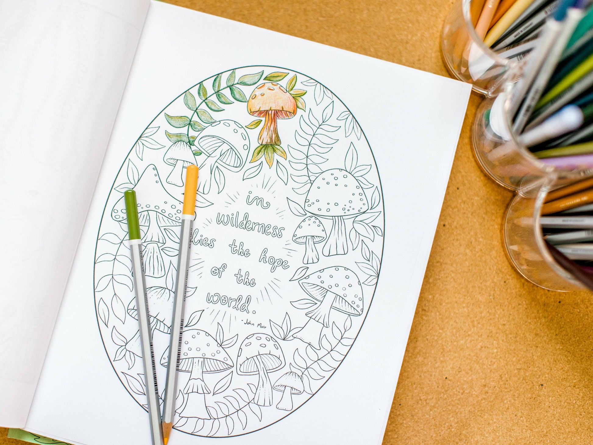 Whimsical Woodland Coloring Book For Adults + Teens