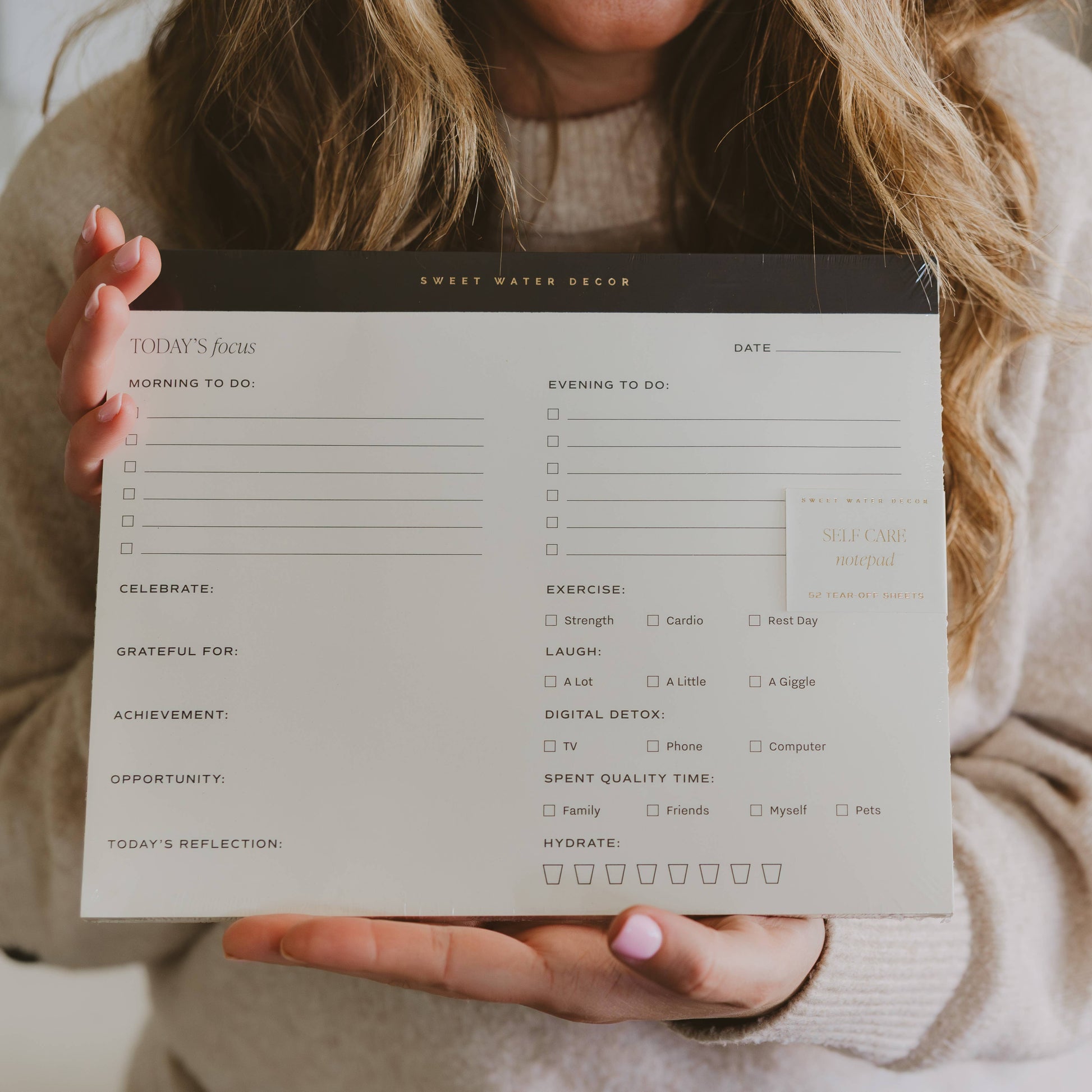 Self Care Notepad - Stationery and Gifts