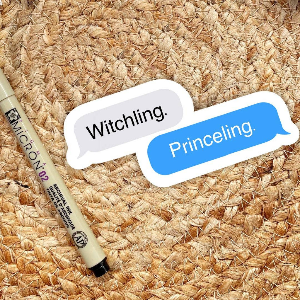 Throne of Glass Witchling Princeling Chat Sticker