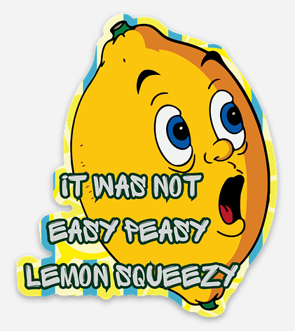 Lemon Squeezy Sticker