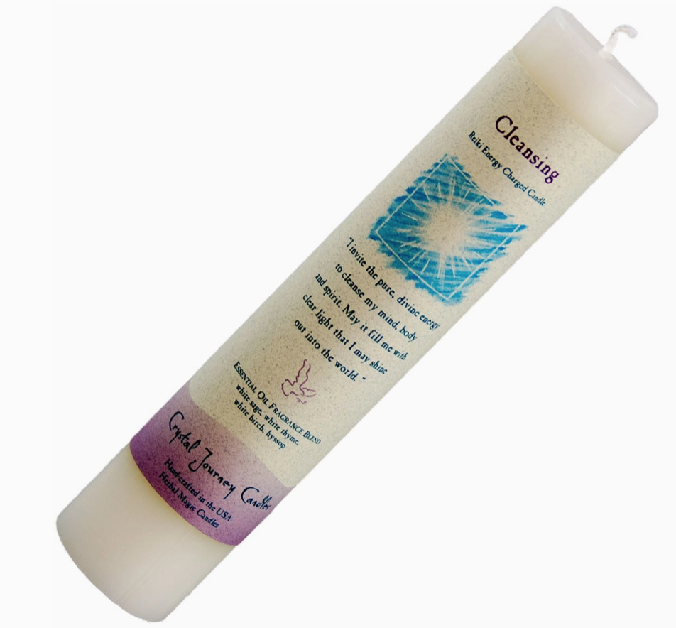 Reiki Herbal Pillar Candle