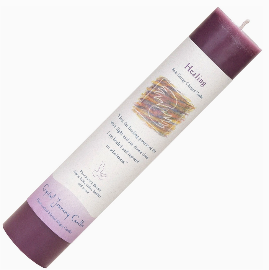 Reiki Herbal Pillar Candle