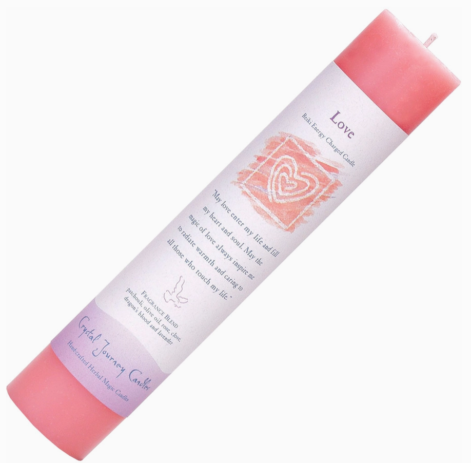 Reiki Herbal Pillar Candle