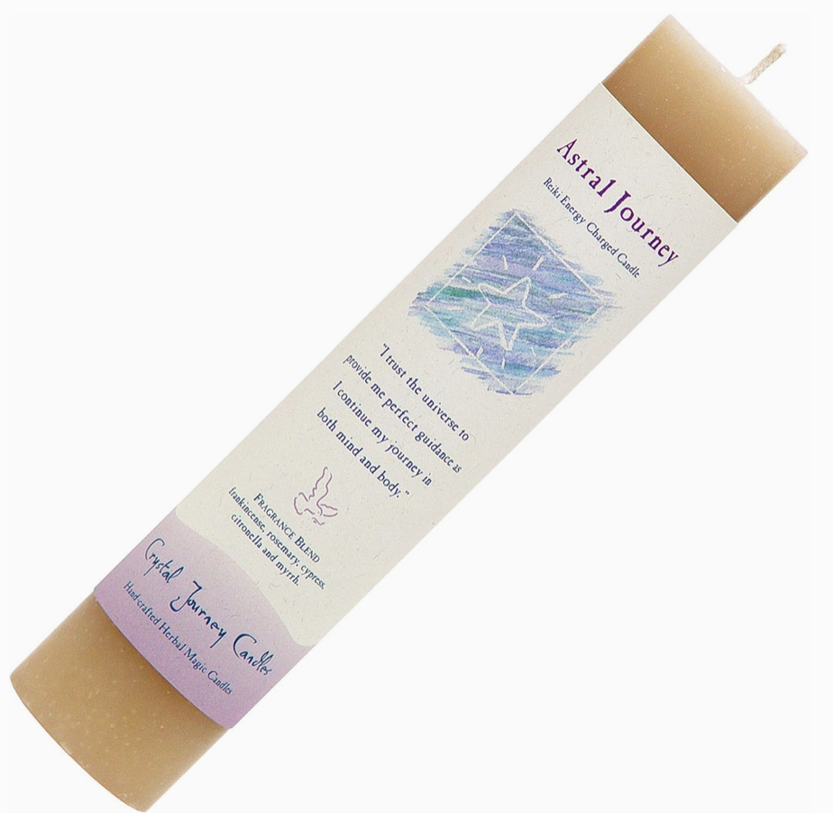 Reiki Herbal Pillar Candle