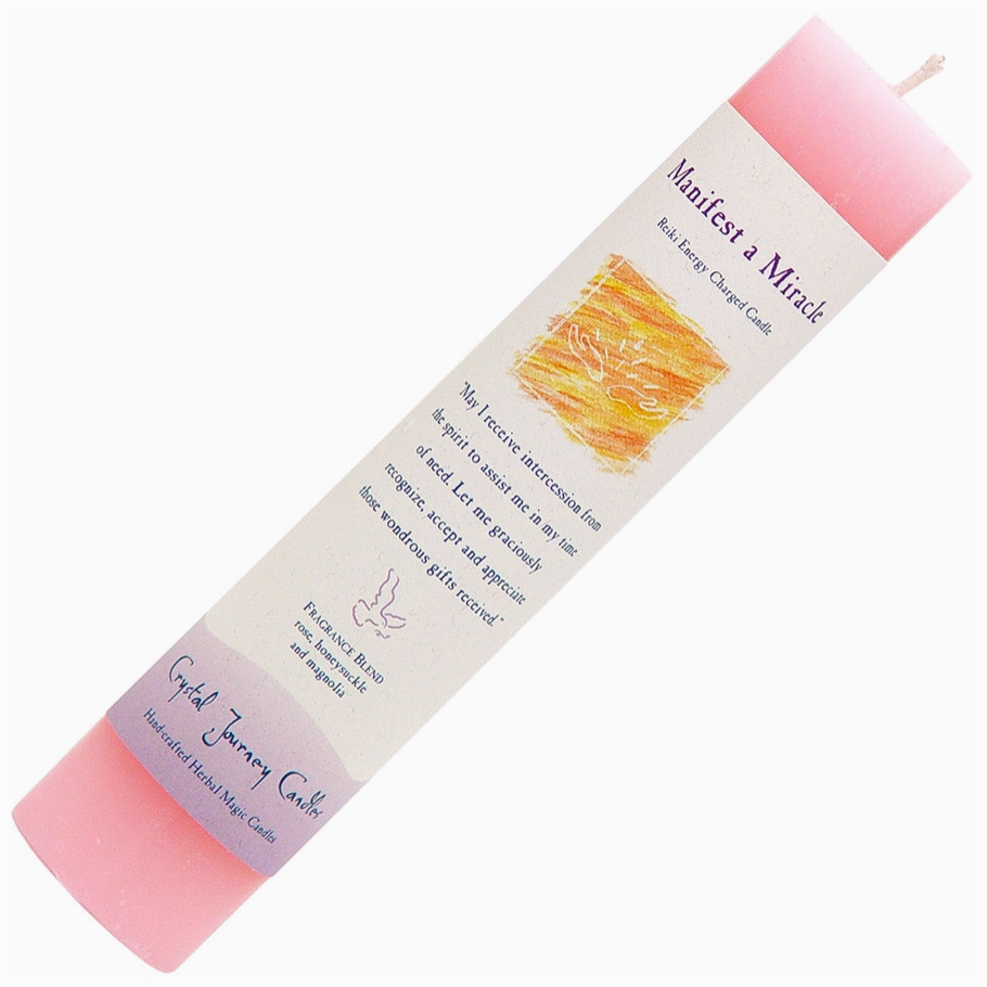 Reiki Herbal Pillar Candle