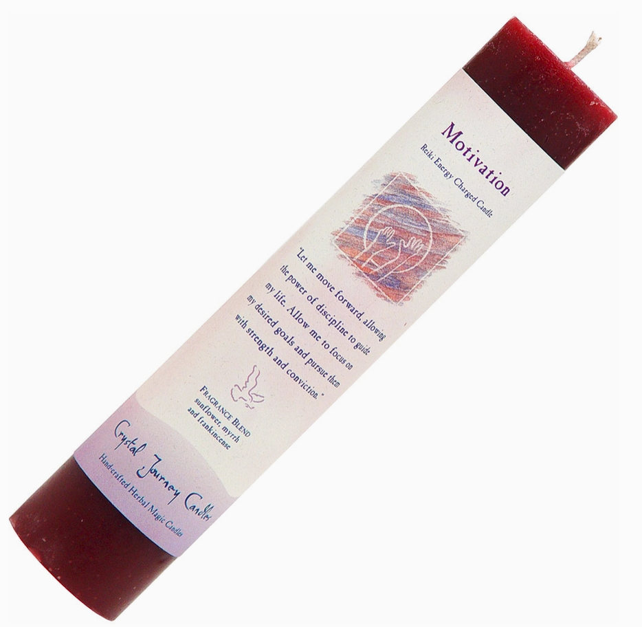 Reiki Herbal Pillar Candle