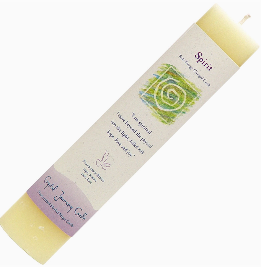 Reiki Herbal Pillar Candle