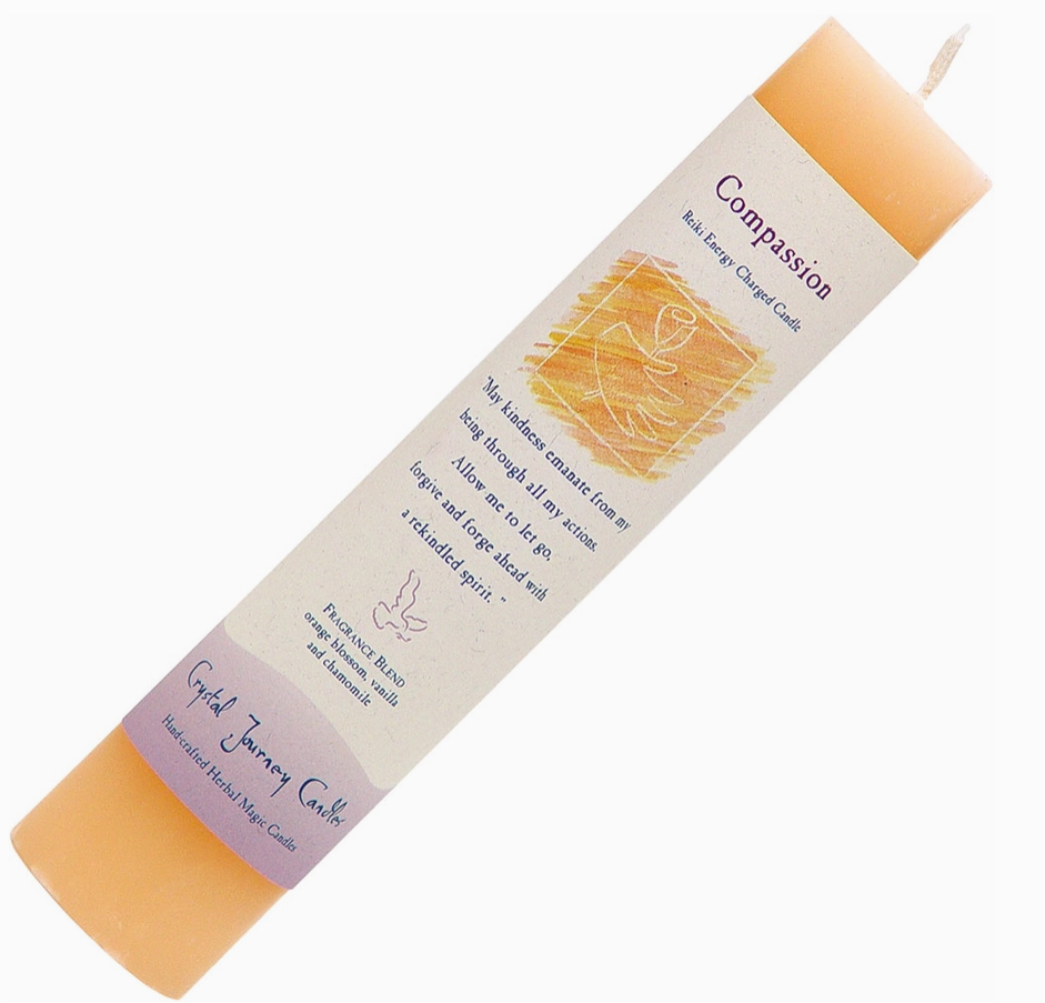 Reiki Herbal Pillar Candle