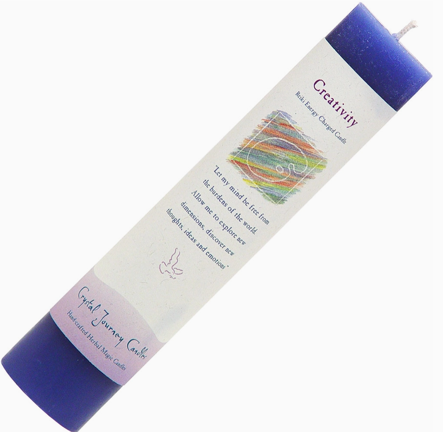 Reiki Herbal Pillar Candle
