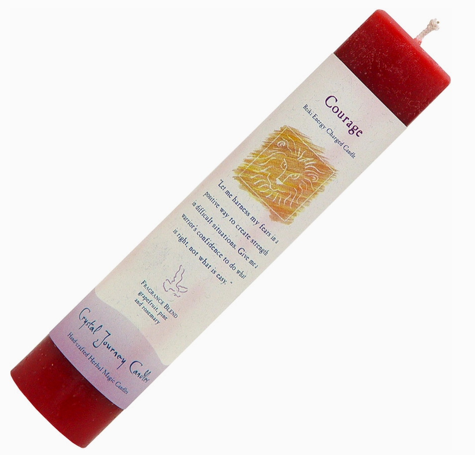 Reiki Herbal Pillar Candle