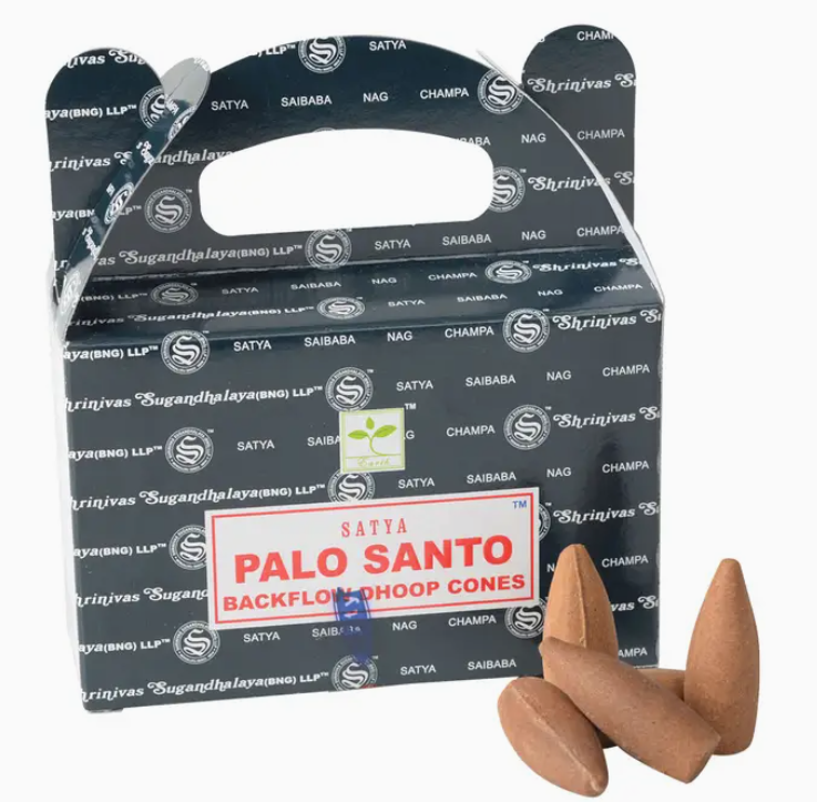 Palo Santo Backflow Incense Cones (24pk)