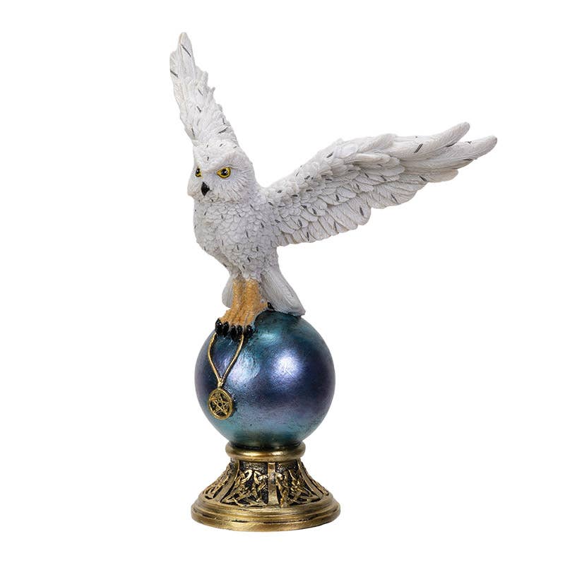 Snowy Owl on Orb