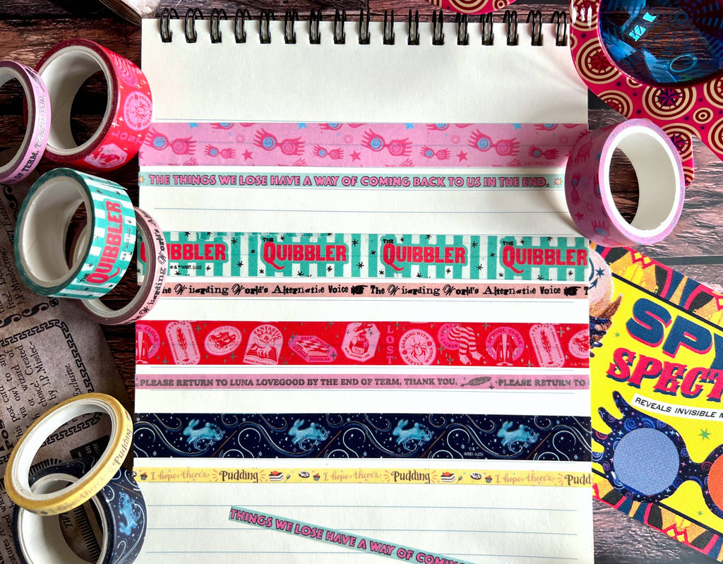 Harry Potter The Quibbler Washi Tape (8-Pack)