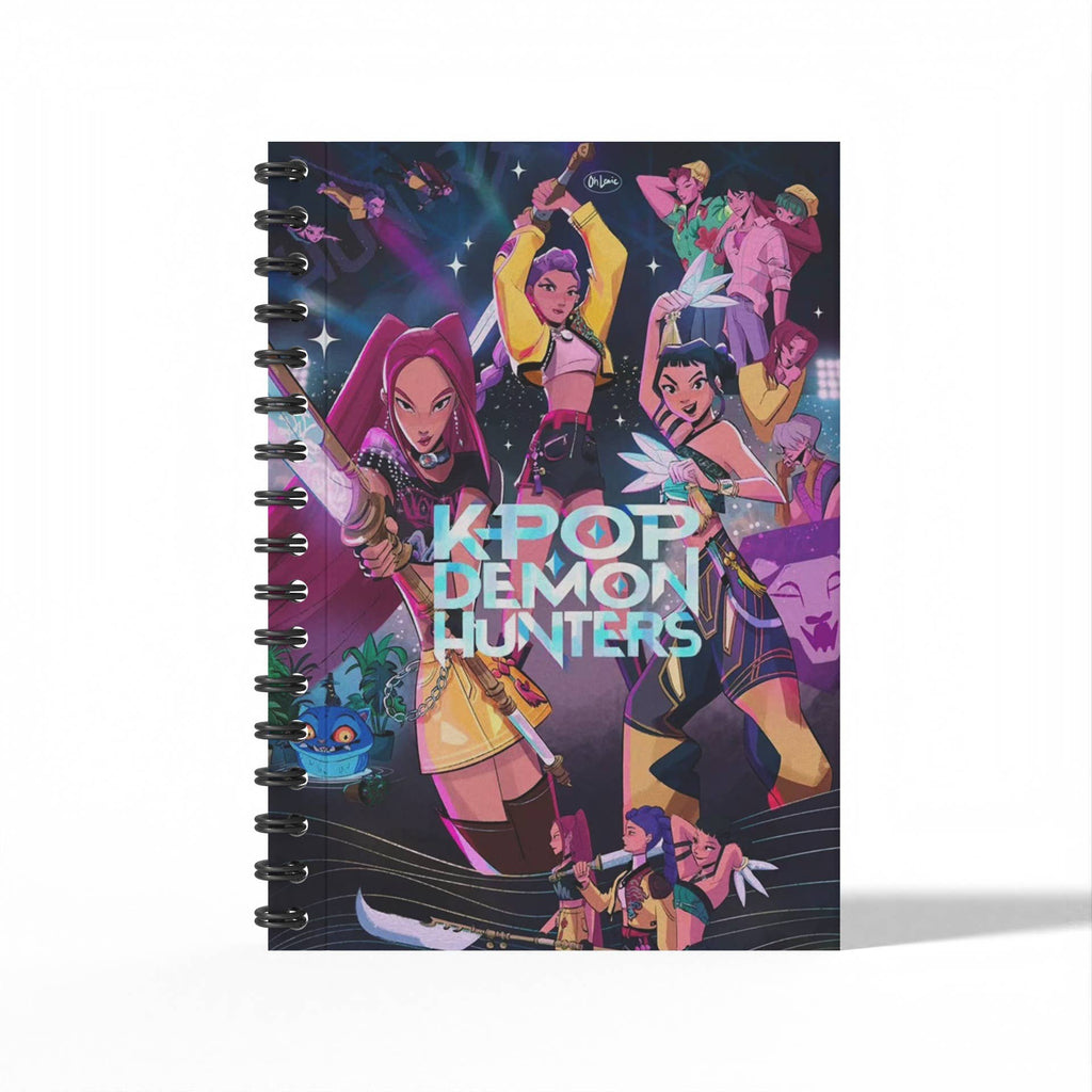 Kpop Demon Hunters coil notebook