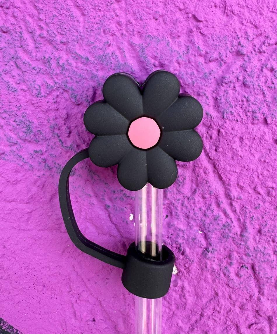 Flower Large Straw Toppers