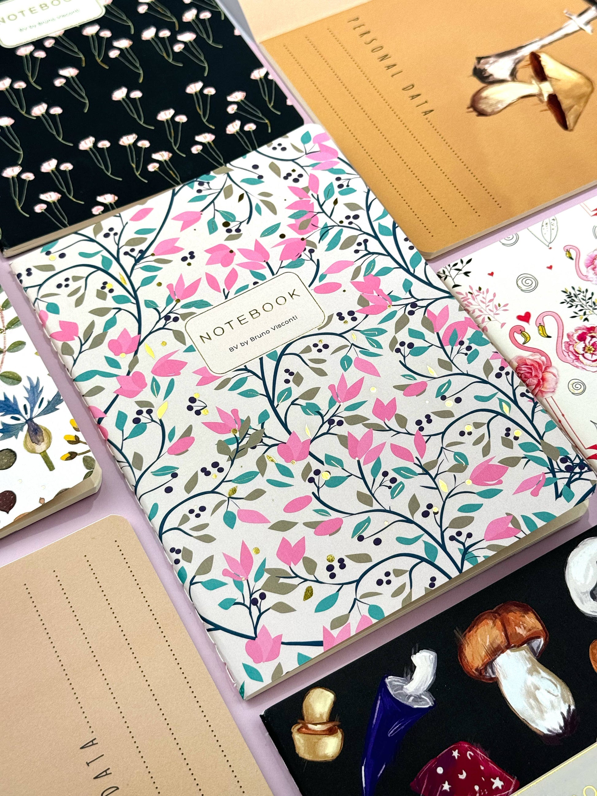 Spring Flowers Notebook a5