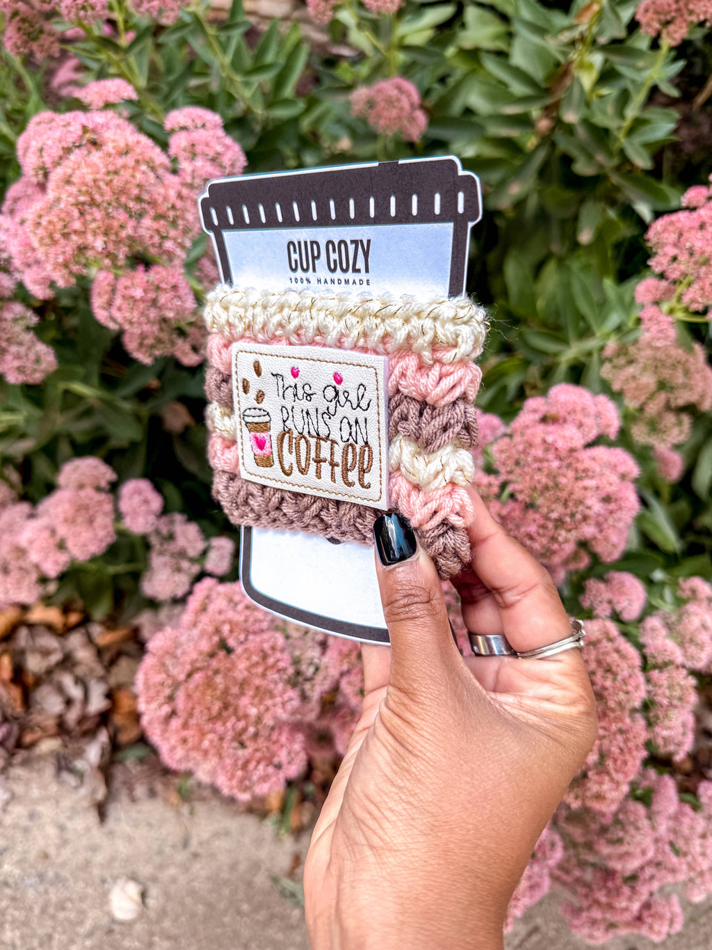 This Girl Runs on Coffee Cozy / Coffee Love Gift