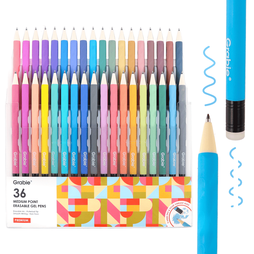 Medium Point Erasable Gel Pen Set