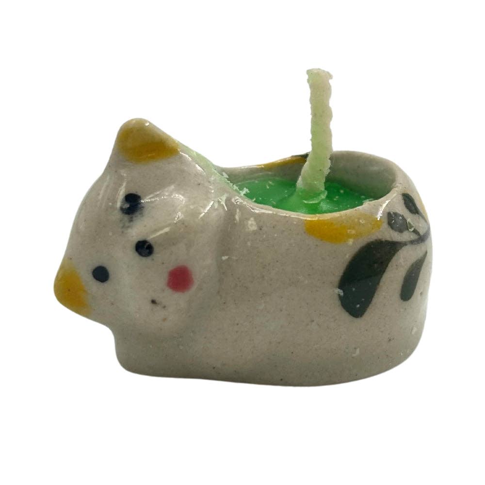Mini Ceramic Cat Candles (10-Pack)