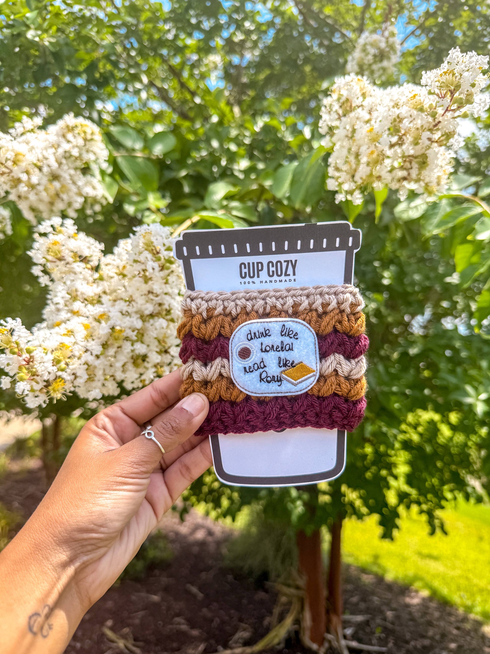 Drink like Lorelai Read Like Rory Cup Cozy - Gilmore Girls