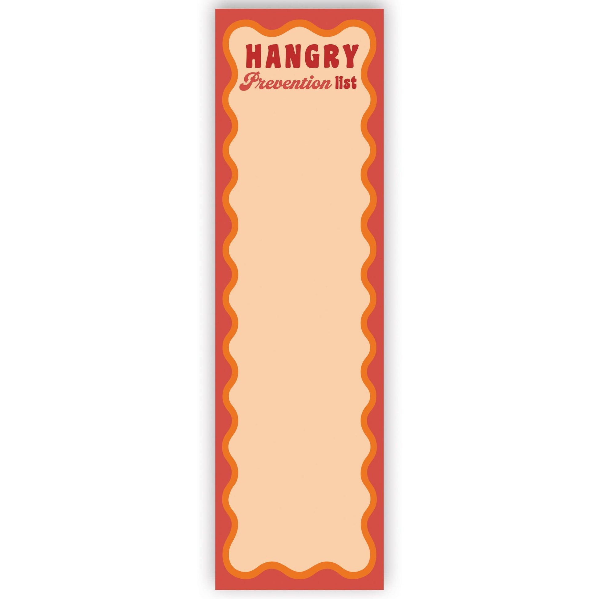Hangry Prevention List List Pad