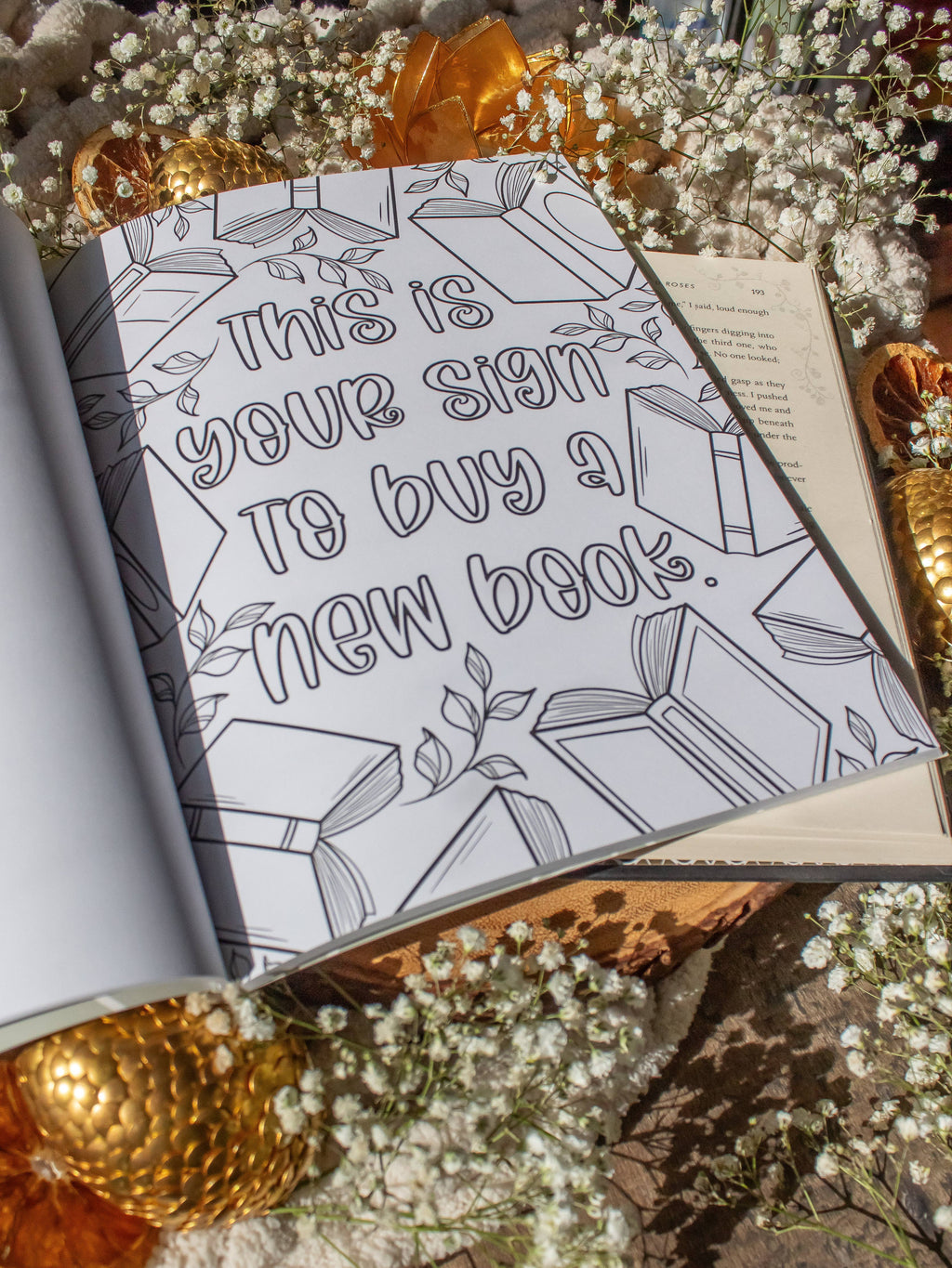 Bookish Coloring Book | 40 Coloring Pages For Adult Readers