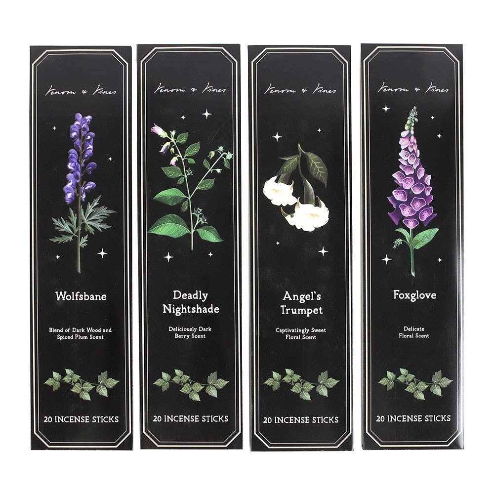 Poisonous Plants Incense Stick Pack (4PC)
