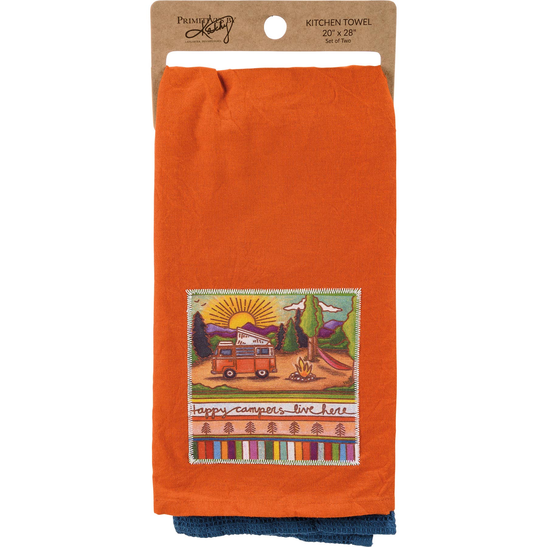 Happy Campers Live Here Kitchen Towel Set