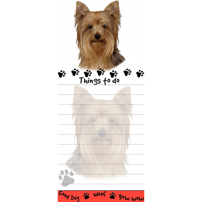 Yorkie Magnetic List Pad