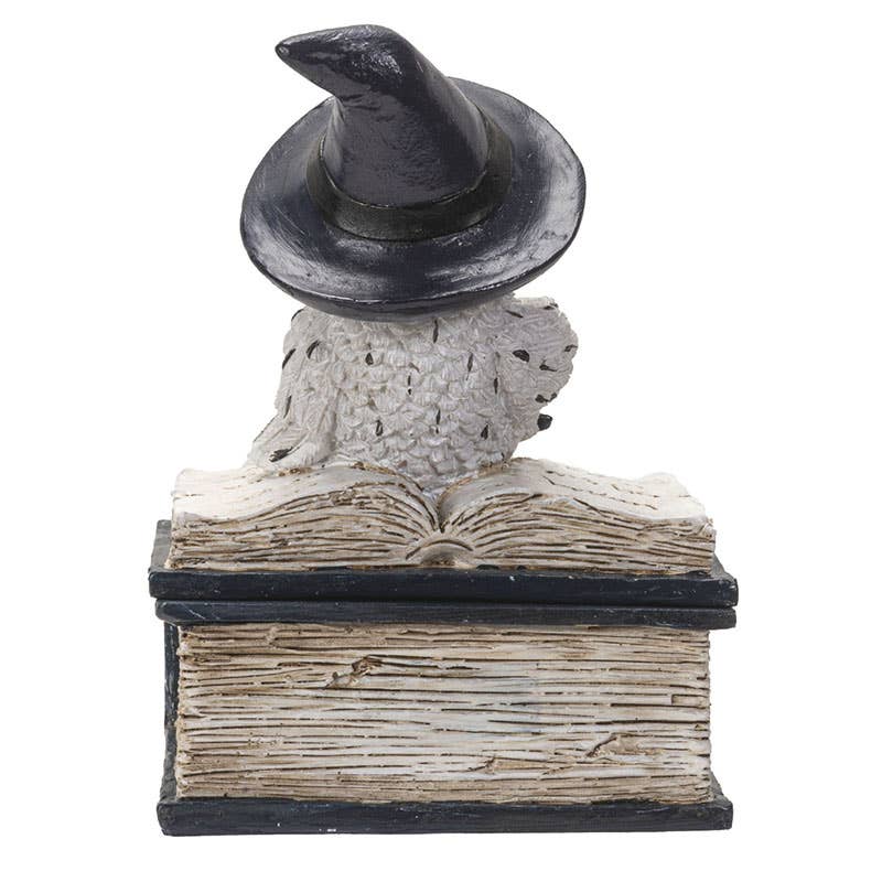 Owl on Spell Book Figurine