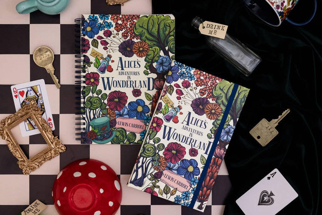 Mini Notebook, Alice in Wonderland - Floral Nonsense