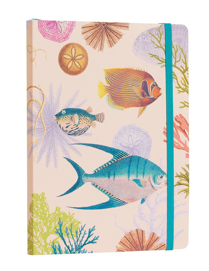 Art of Nature: Under the Sea Softcover Notebook with Elastic Band