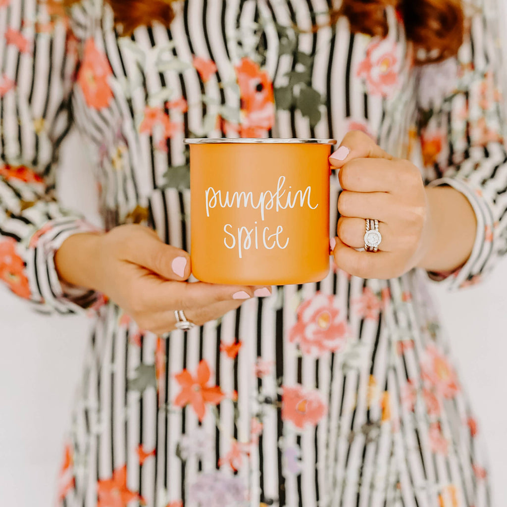 Pumpkin Spice Orange Coffee Mug - Fall Decor & Gifts