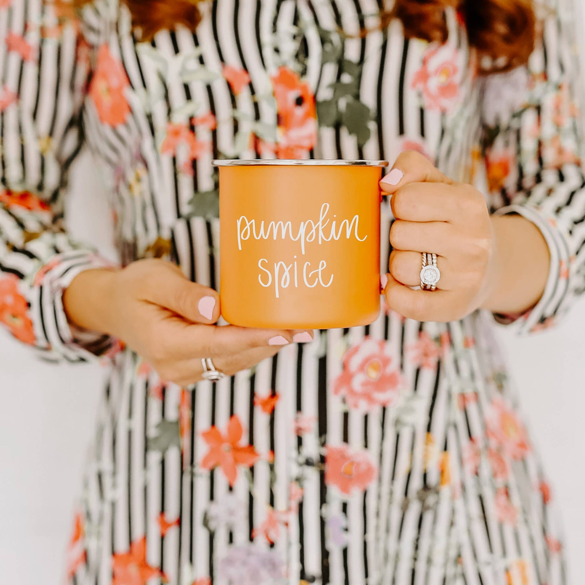 Pumpkin Spice Orange Coffee Mug - Fall Decor & Gifts
