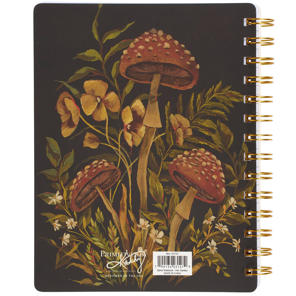 Hidden Garden Spiral Notebook