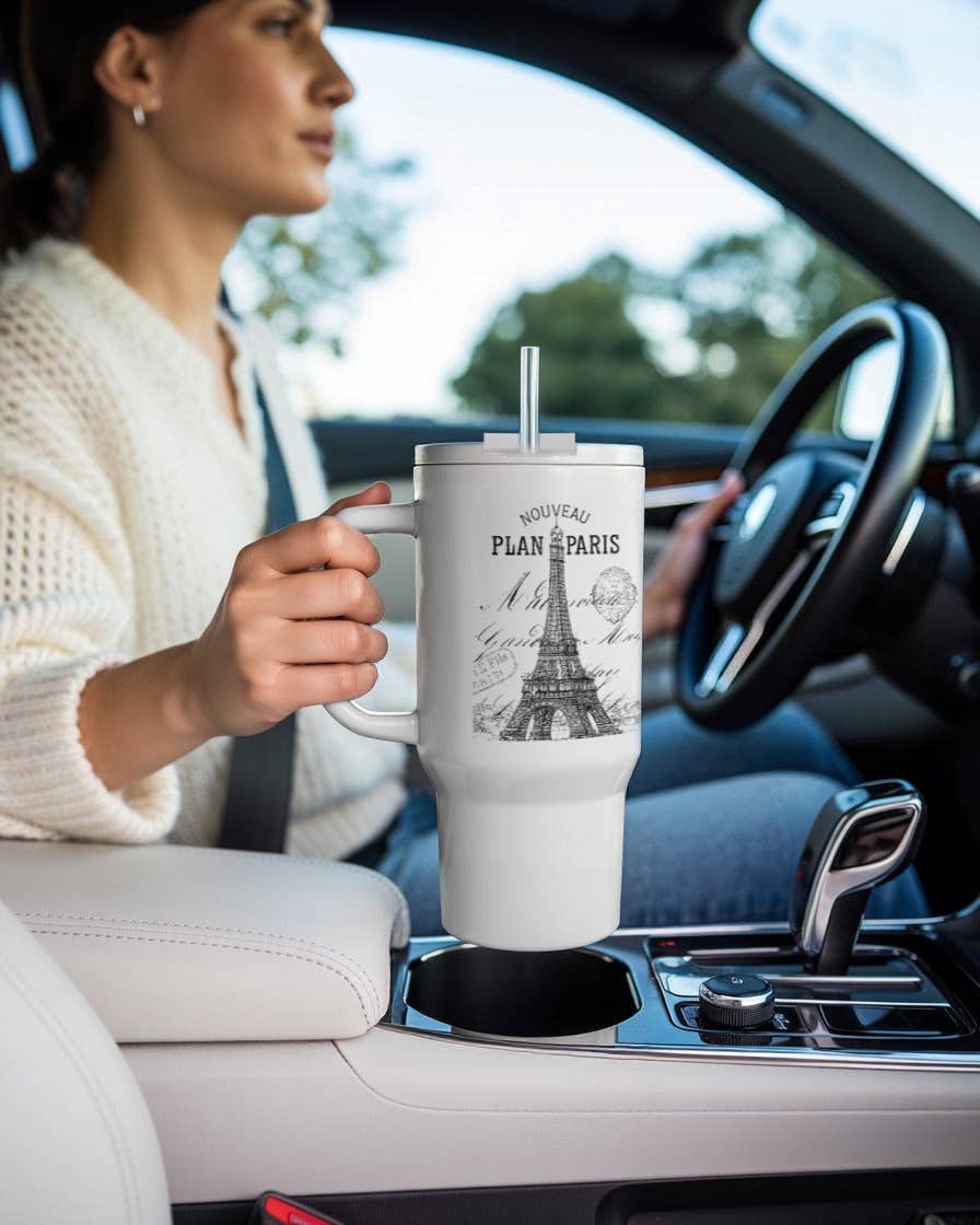 Paris vintage Eiffel tower, Tumbler