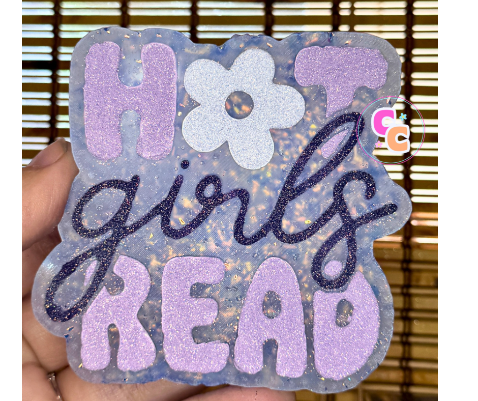 Hot Girls Read Freshie | Car Air Freshener | Bookish Freshie