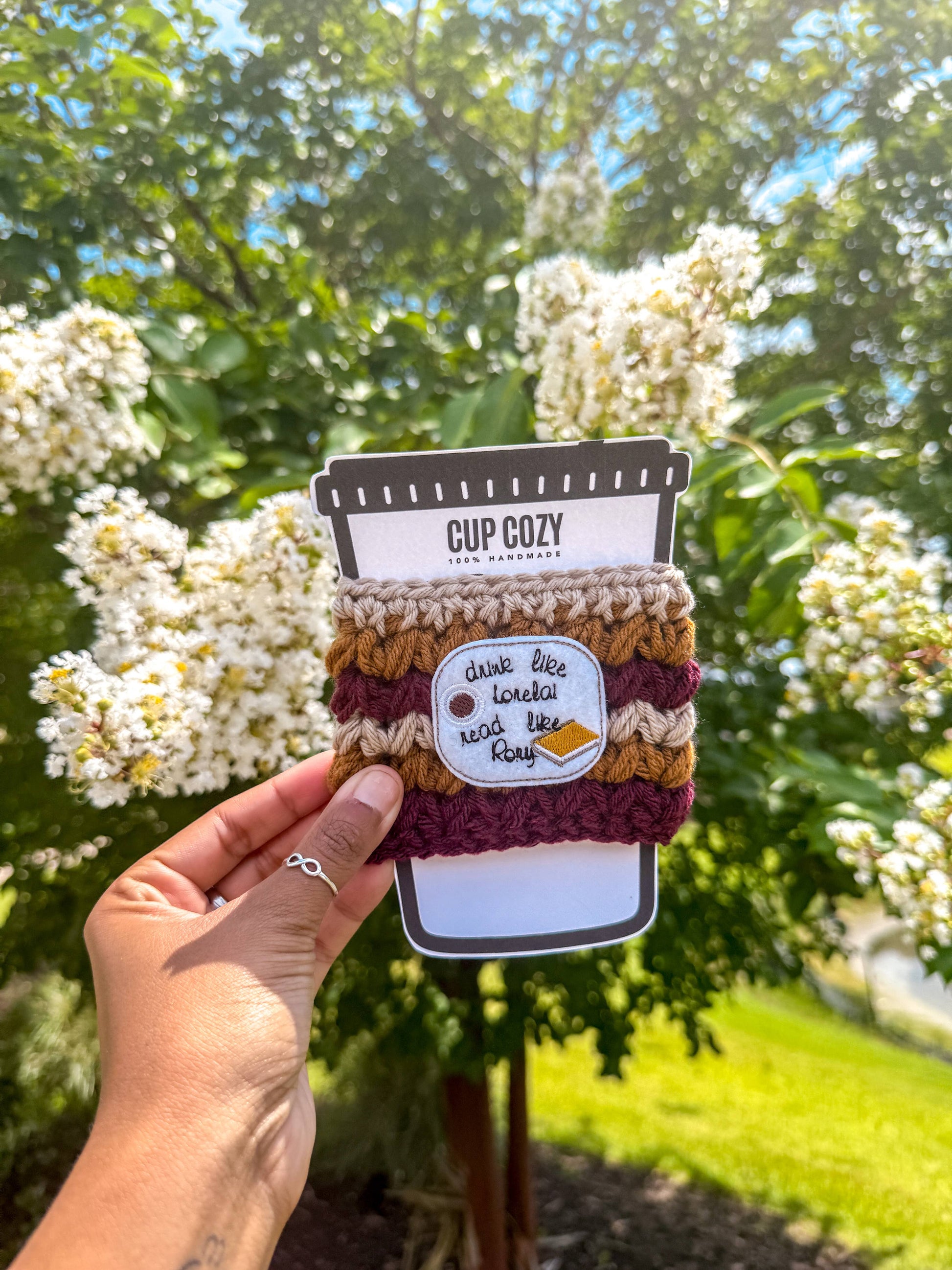 Drink like Lorelai Read Like Rory Cup Cozy - Gilmore Girls