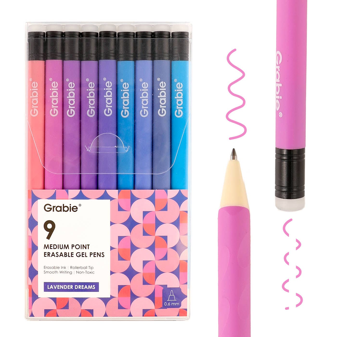 Medium Point Erasable Gel Pen Set