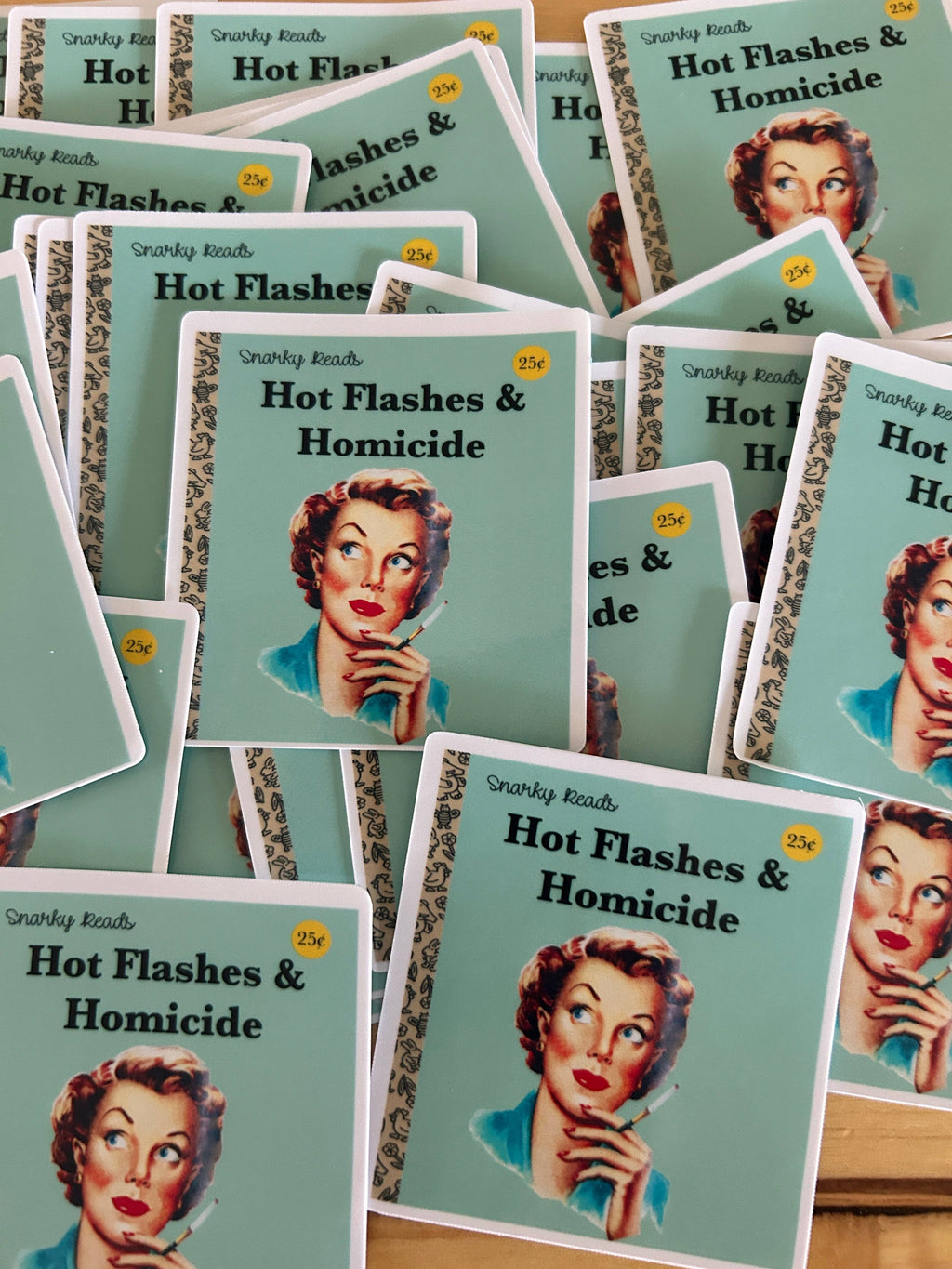 Snarky Reads  " Hot Flashes & Homicides