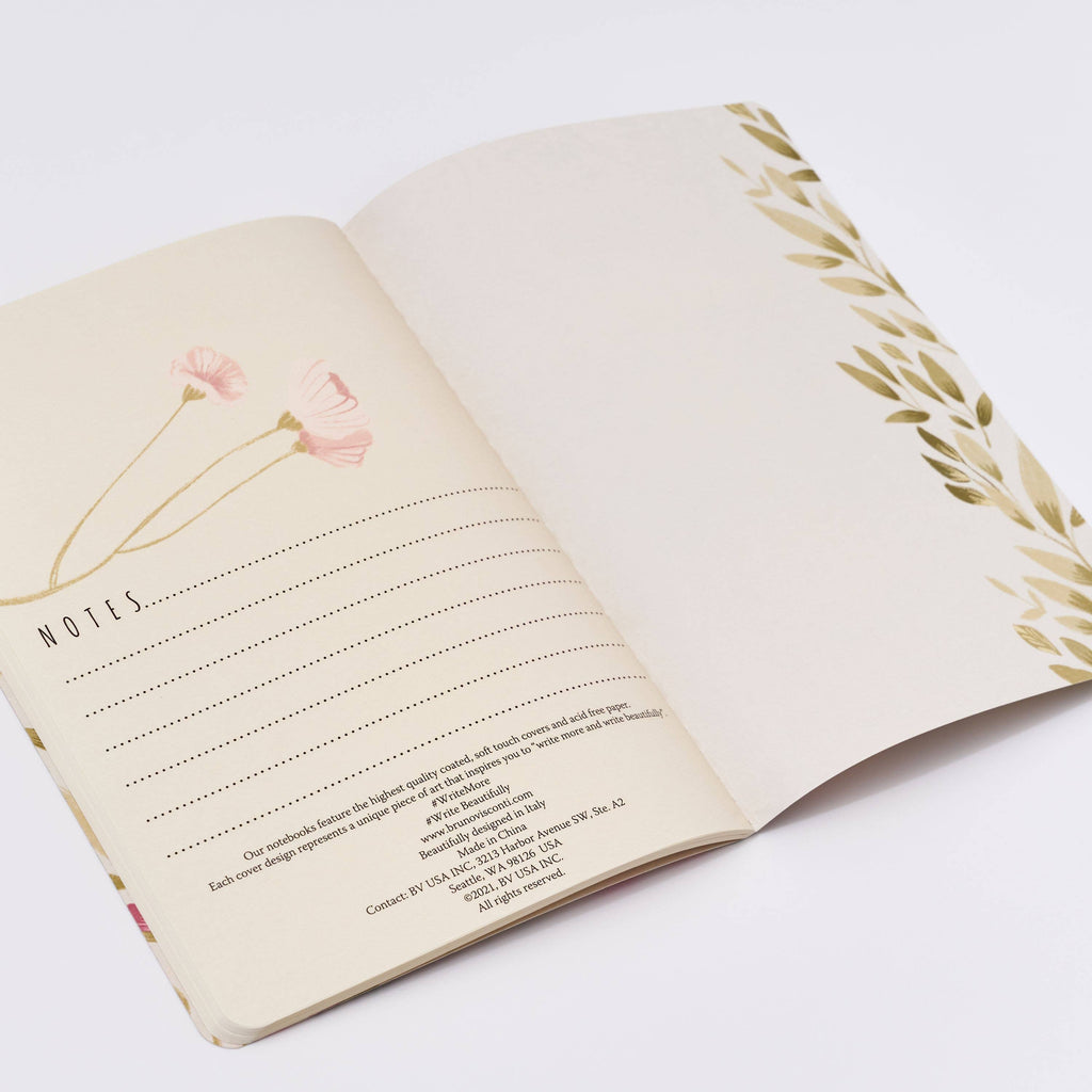 Spring Flowers Notebook a5