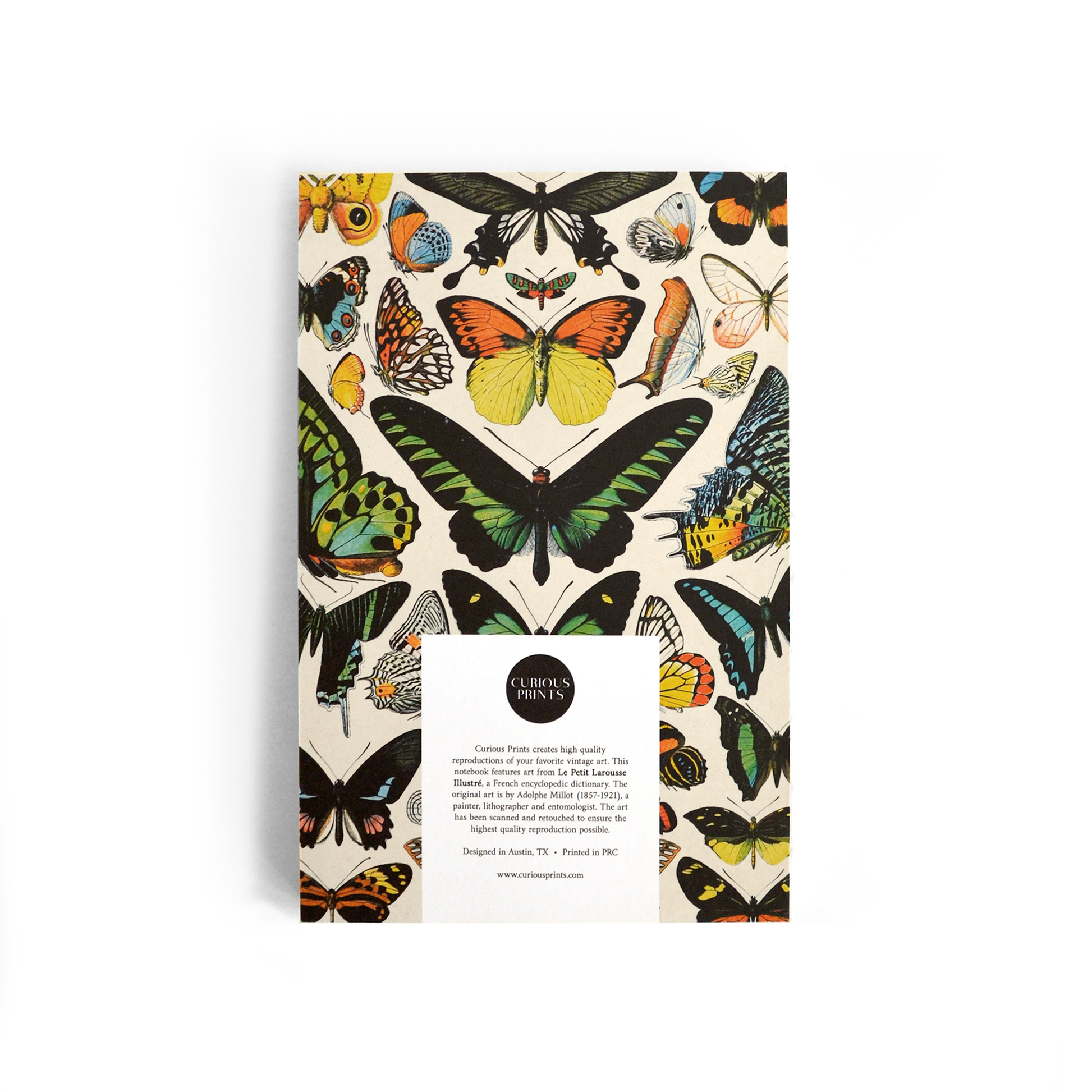 Vintage Butterfly Exposed Coptic Binding Notebook