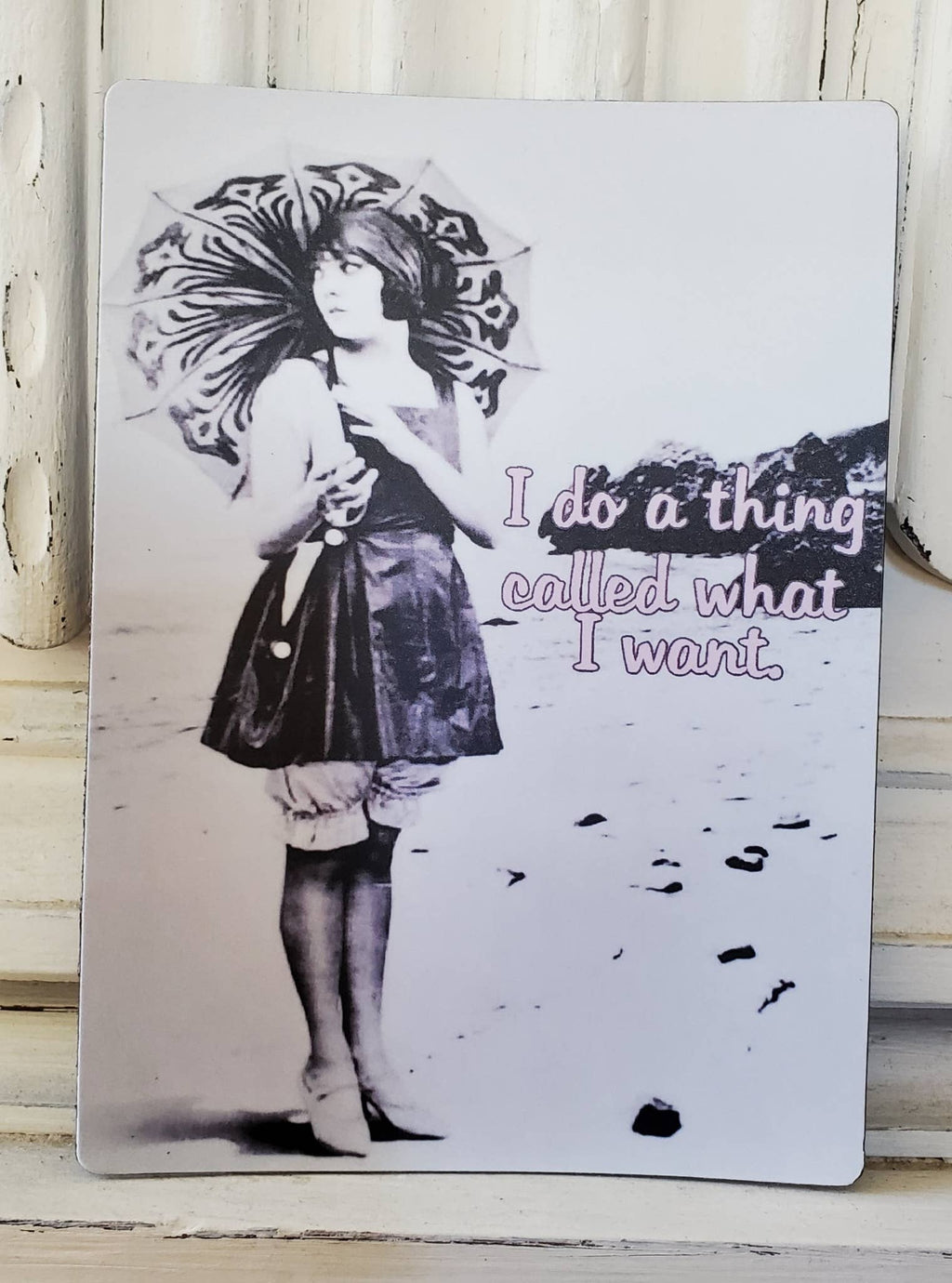 Beach Babe What I Want Magnet