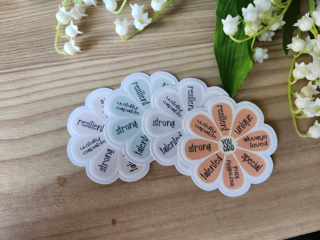Positive affirmation sticker