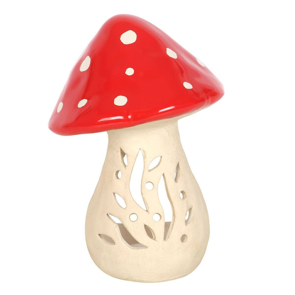 Toadstool Mushroom Tealight Candleholder